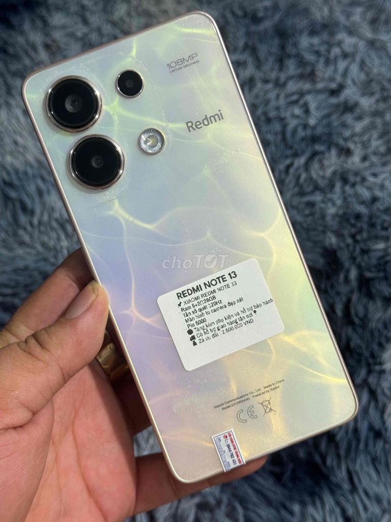 Xiaomi Redmi Note 13 8GB/128GB Trắng. Mua bán Điện thoại tại Huyện Trảng Bom Đồng Nai được đăng bởi Hồ Trung Hiếu hình 1