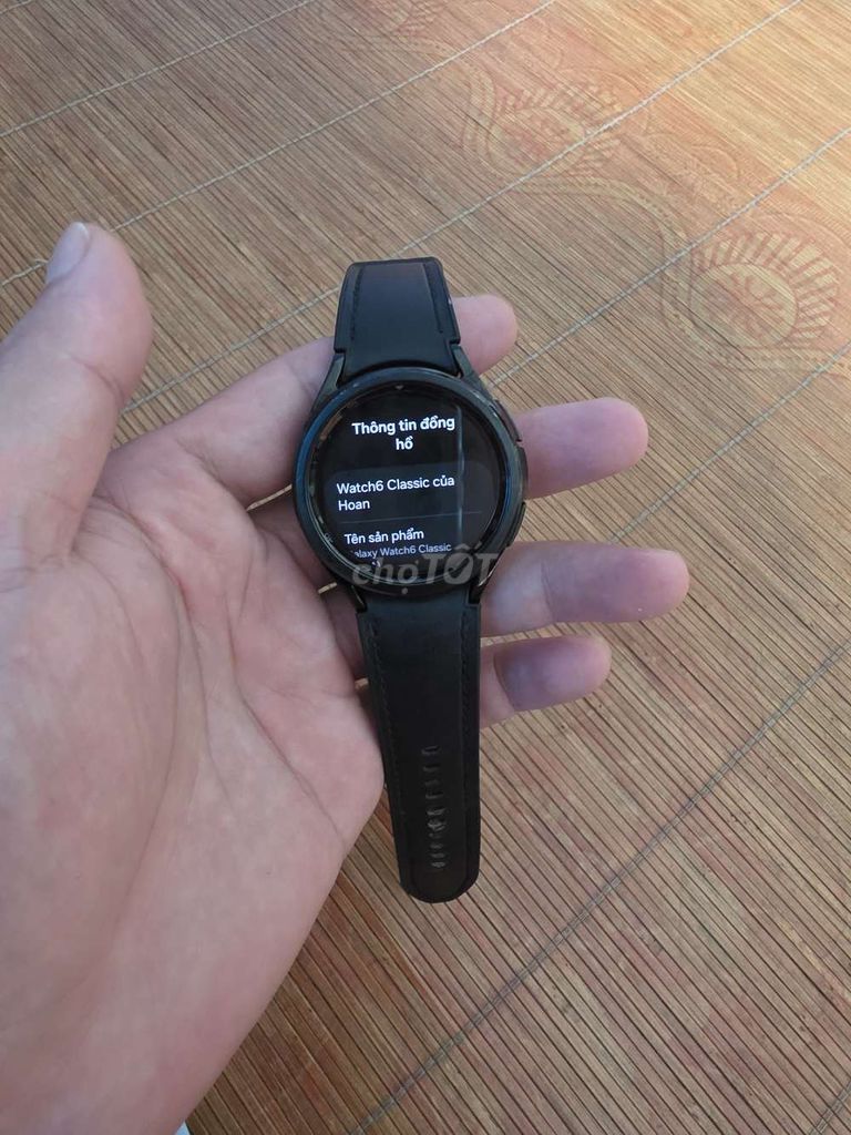 Samsung Galaxy Watch6 Classic Đen. Mua bán Thiết bị đeo thông minh tại Huyện Sóc Sơn Hà Nội được đăng bởi Bao Bao hình 1