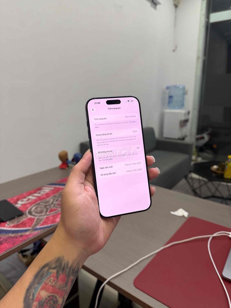 iPhone 17 Pro Max 512G Đã Fix QTE Pin 100% BH 3-27. Mua bán Điện thoại tại Quận Cầu Giấy Hà Nội được đăng bởi Trung Kiên Trả Góp Bao Nợ Xấu hình 1