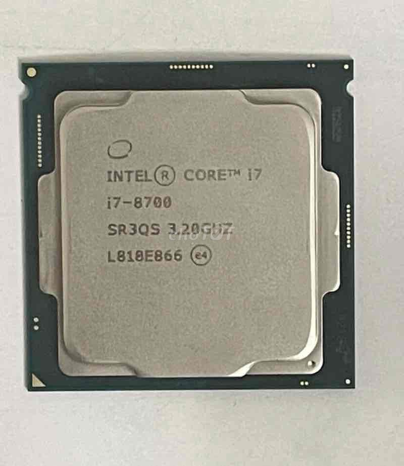CPU Intel Core i7-8700 1151v2. Mua bán Linh kiện (RAM, Card...) tại Quận Hải Châu Đà Nẵng được đăng bởi Baxiqua hình 1