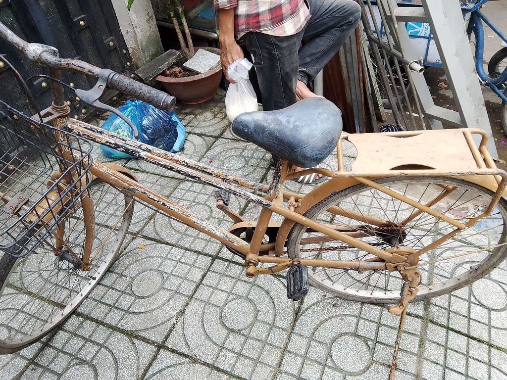 Xe đạp Cổ điển màu Nâu. Mua bán Xe đạp tại Quận 6 Tp Hồ Chí Minh được đăng bởi Ngọc Lực hình 1