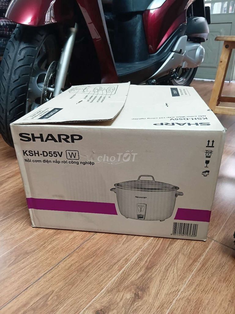 Nồi cơm điện Sharp KSH-D55V 5 lít mới. Mua bán Bếp, lò, đồ điện nhà bếp tại Quận 5 Tp Hồ Chí Minh được đăng bởi Tân shop hình 1