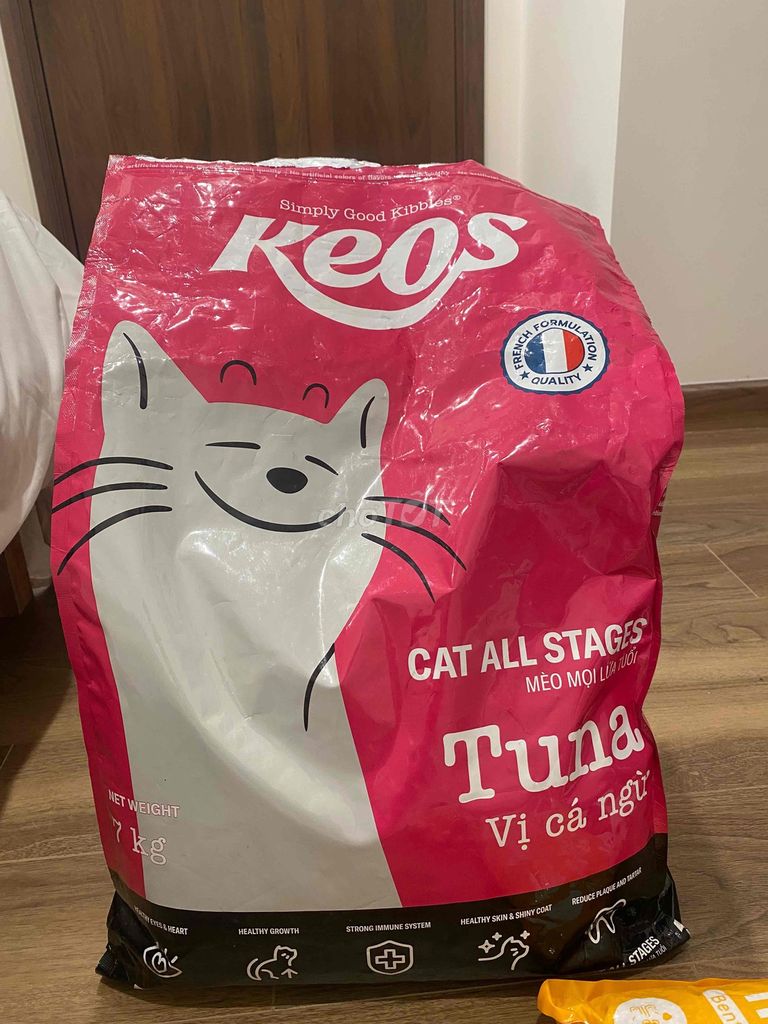 Thức ăn mèo Keos Cá ngừ 3.5kg. Mua bán Phụ kiện, Thức ăn, Dịch vụ tại Huyện Gia Lâm Hà Nội được đăng bởi Pham Trang hình 1