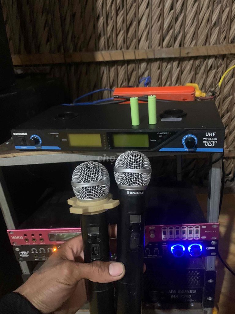 Micro không dây Sunrise ULX8 Đen. Mua bán Tivi, Âm thanh tại Thị xã Ngã Năm Sóc Trăng được đăng bởi baokenhin hình 1
