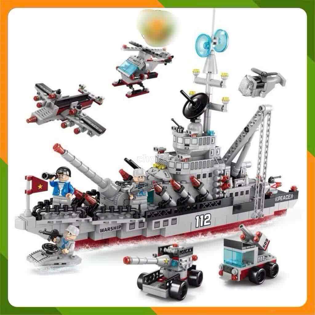 Lego tàu chiến hạm 32cm 554 chi tiết mã 8870