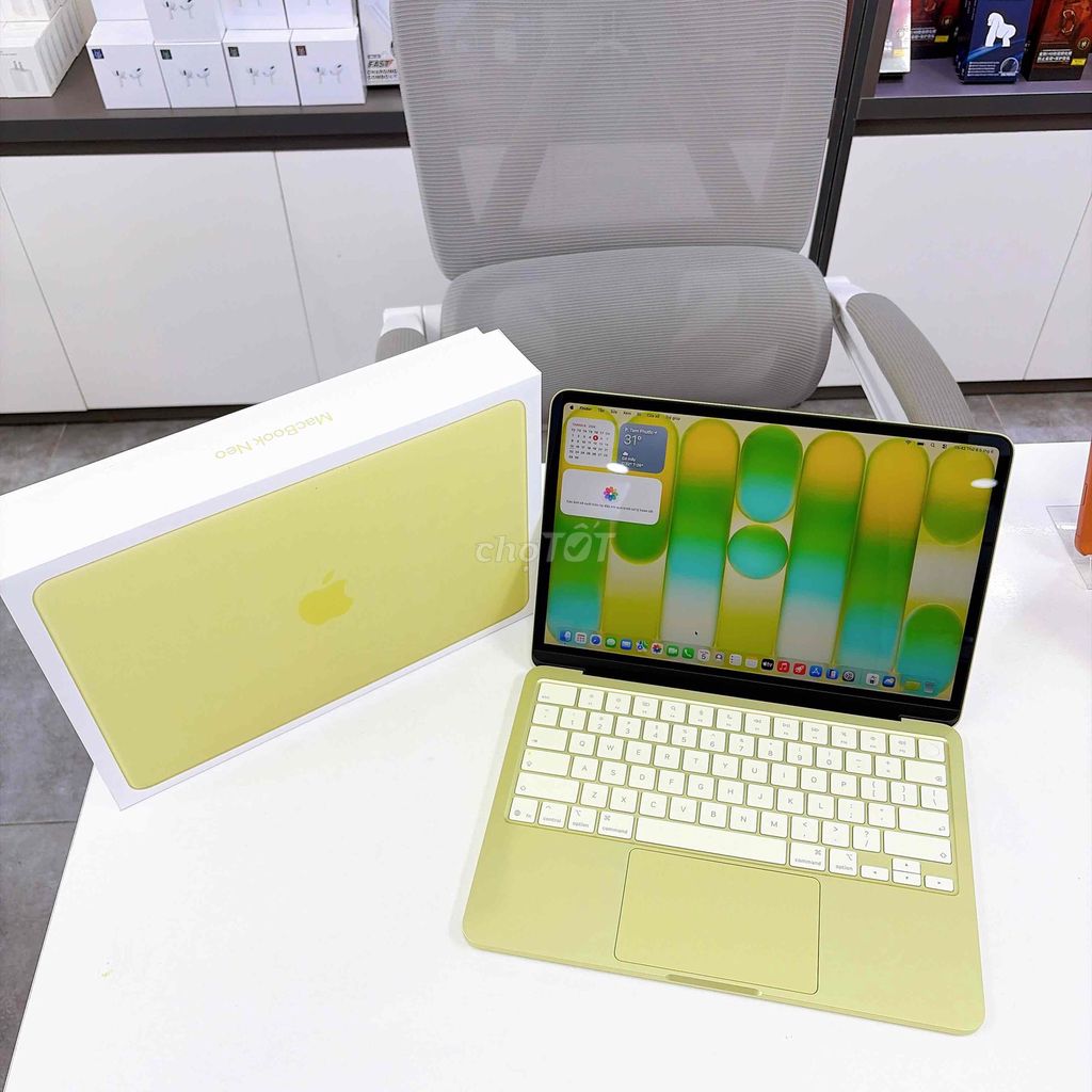 Macbook Neo 512GB Vàng Citrus Sạc 3 lần. Mua bán Laptop tại Huyện Long Thành Đồng Nai được đăng bởi Gume Mobile Long Thành hình 1