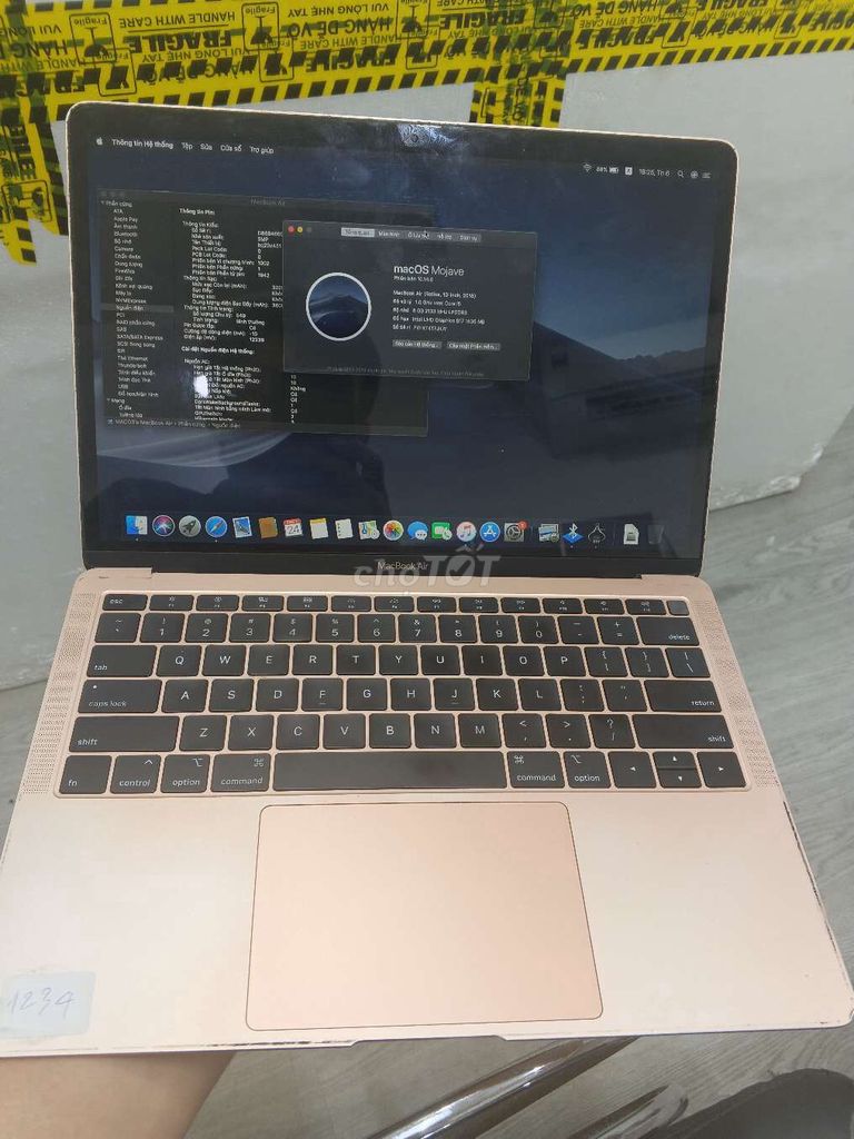 Apple MacBook Air i5 8GB/128GB Vàng hồng. Mua bán Laptop tại Quận Gò Vấp Tp Hồ Chí Minh được đăng bởi Chí Hướng Group  hình 1