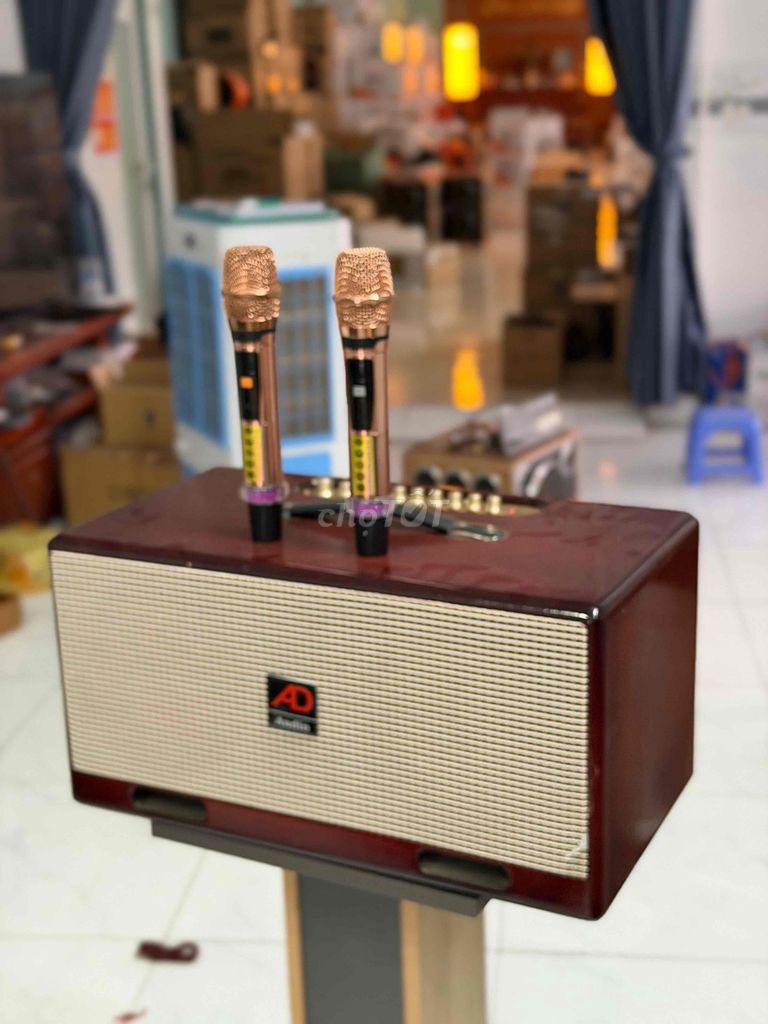 Loa karaoke AD Audio Nâu Gỗ. Mua bán Tivi, Âm thanh tại Huyện Hóc Môn Tp Hồ Chí Minh được đăng bởi ANH DŨNG  hình 1