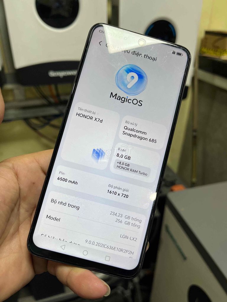 Honor X7d 8GB 256GB Đen chính hãng 2 sim. Mua bán Điện thoại tại Huyện Hóc Môn Tp Hồ Chí Minh được đăng bởi văn bình hình 1