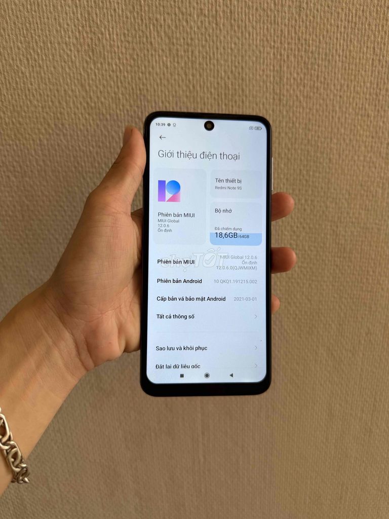 Redmi Note 9s ram4/64gb full chức năng. Mua bán Điện thoại tại Thành phố Thủ Đức Tp Hồ Chí Minh được đăng bởi Nguyễn Duy hình 1