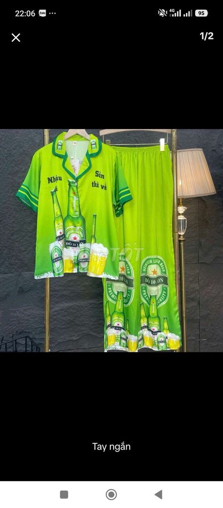 Đồ bộ mặc nhà Nữ Lụa. Mua bán Quần áo tại Thành phố Trà Vinh Trà Vinh được đăng bởi ngọc yến 84 bách hóa tổng hợp  hình 1