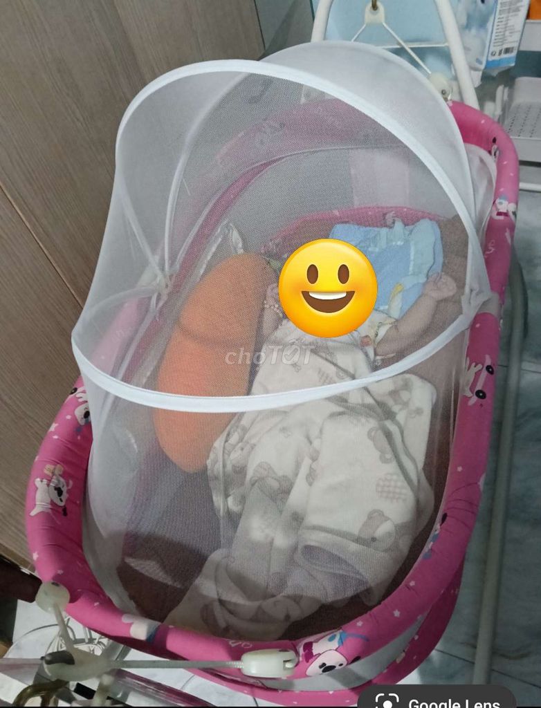 Nôi điện Vải, Kim loại Hồng. Mua bán Mẹ và bé tại Thị xã Tân Uyên Bình Dương được đăng bởi Mango hình 1