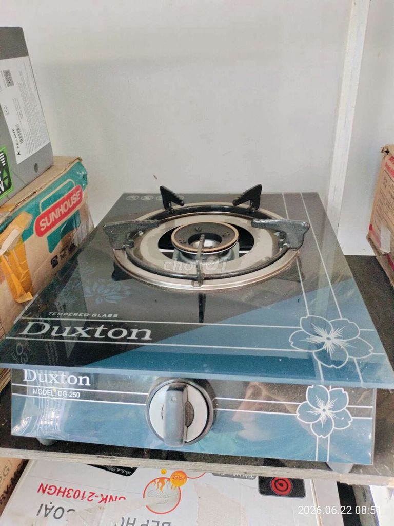 Bếp gas Duxton DG-250 Kính Xanh. Mua bán Bếp, lò, đồ điện nhà bếp tại Quận Cẩm Lệ Đà Nẵng được đăng bởi Điện Máy Thái Hiền hình 1