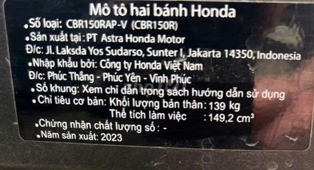 💗💙Tphcm Cbr150abs Đặc Biệt2023 siêu phẩm zin đẹp. Mua bán Xe máy tại Quận 12 Tp Hồ Chí Minh được đăng bởi Khánh Hưng  hình 2