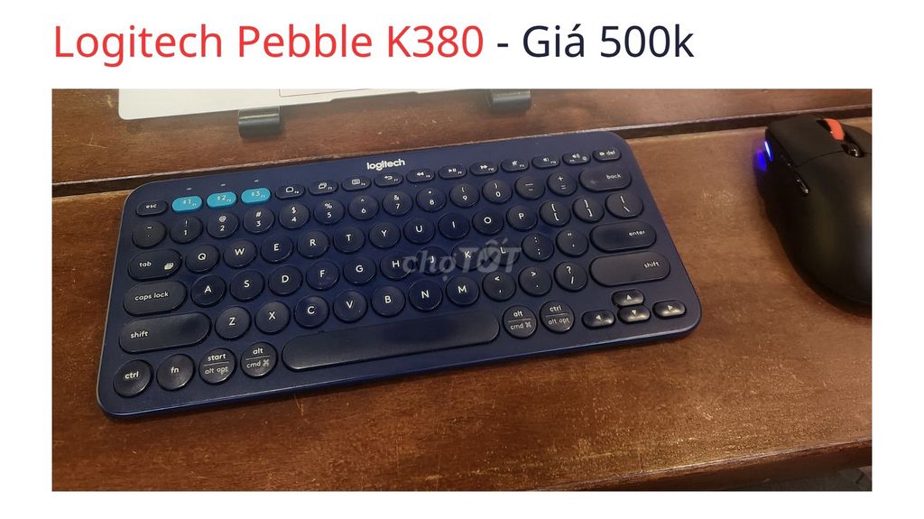Bàn phím Logitech Pebble K380. Mua bán Phụ kiện (Màn hình, Chuột...) tại Quận 8 Tp Hồ Chí Minh được đăng bởi Nguyễn Quang Hảo hình 1