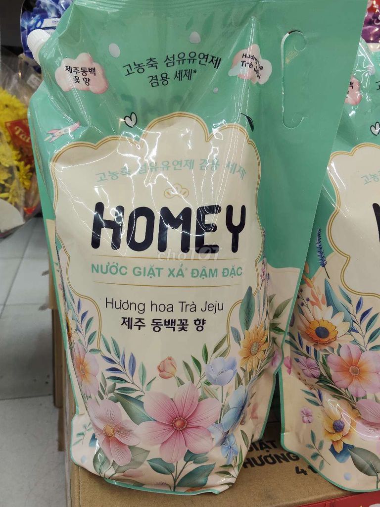 Nước giặt xả Homey hương hoa trà Jeju 3.3kg. Mua bán Nội thất, đồ gia dụng khác tại Thành phố Thủ Đức Tp Hồ Chí Minh được đăng bởi Pé Mon hình 1