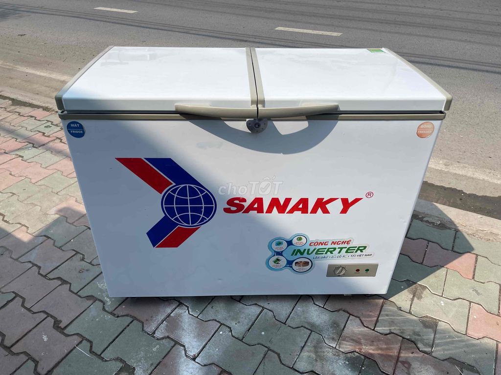 tủ đông inveter Sanaky 250L. giao hàng miễn phí