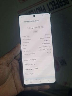 Samsung Note 20 5G 128GB Đen 2 SIM