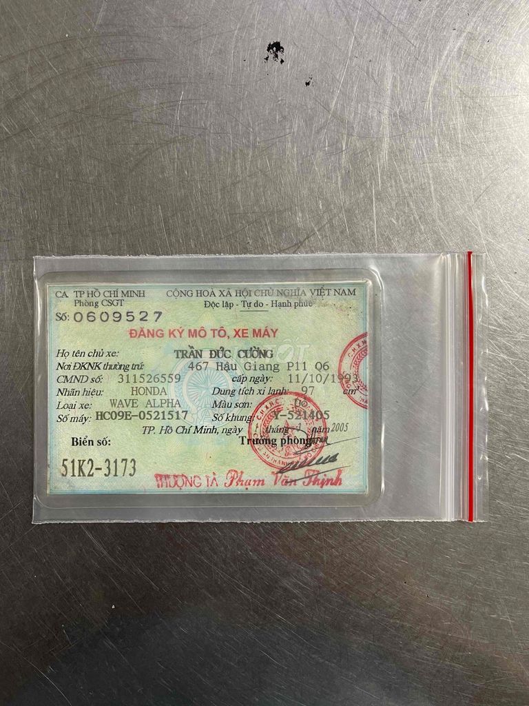 WAVE 2005 DỌN ZIN TP HỖ TRỢ GÓP OĐ CÓ GL ĐỖI XE. Mua bán Xe máy tại Huyện Hóc Môn Tp Hồ Chí Minh được đăng bởi Khaianh  hình 12