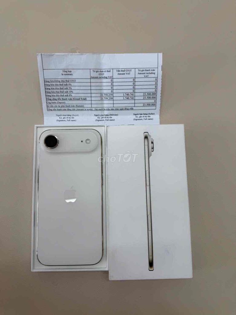 iPhone Air 256GB Vàng VNA keng pin100% bh 4/2027. Mua bán Điện thoại tại Quận Tân Bình Tp Hồ Chí Minh được đăng bởi Shop Trung Văn Apple Watch hình 1