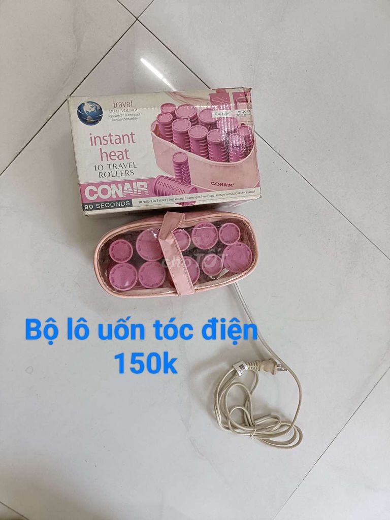 Bộ lô uốn tóc điện 150k