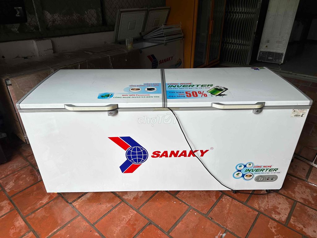 Tủ Đông Sanaky 860 Lít inverter Ống đồng new 95%