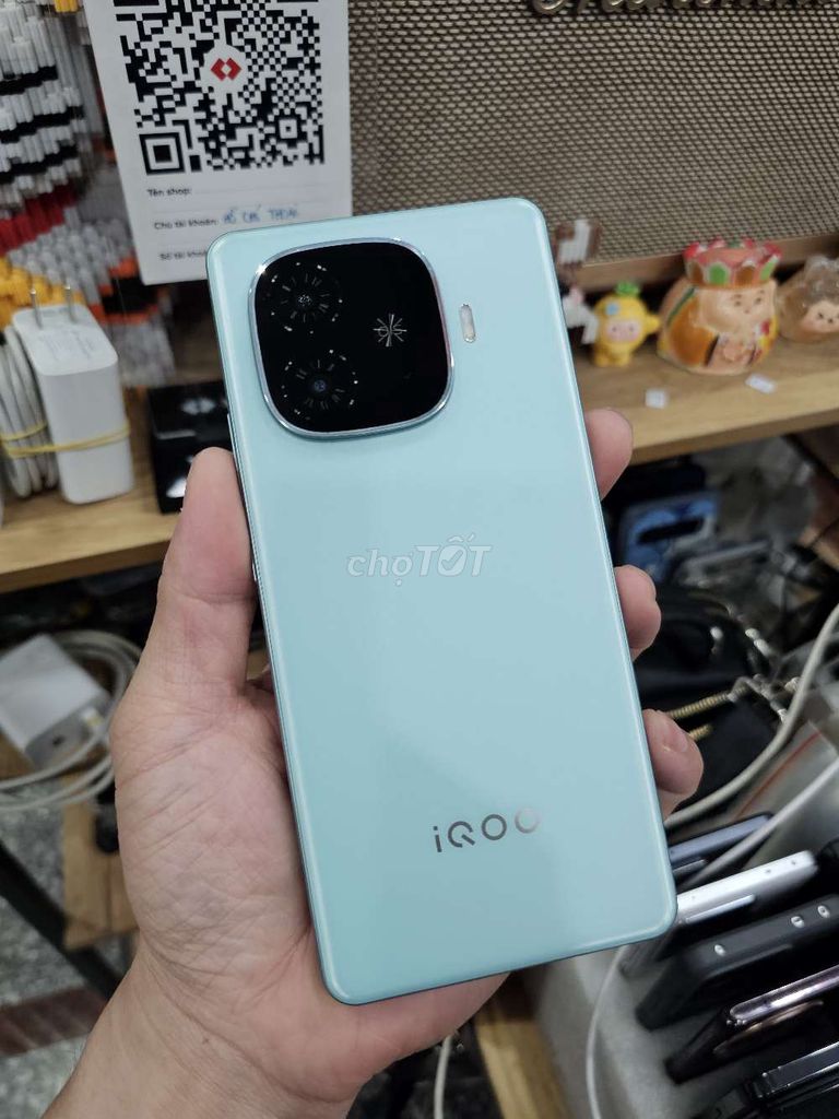 VIVO IQOO Z9 TURBO 5G GREEN 12G/256G 80W ZIN 99%. Mua bán Điện thoại tại Quận Tân Phú Tp Hồ Chí Minh được đăng bởi Ngô Minh Mobile  hình 1