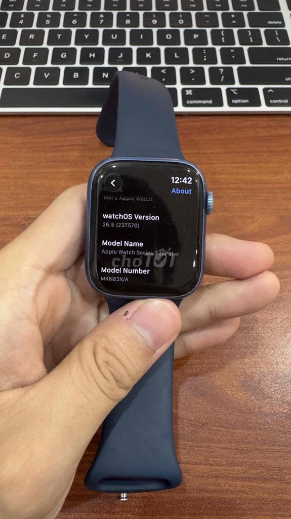 Apple Watch Series 7 GPS Nhôm Xanh 45mm. Mua bán Thiết bị đeo thông minh tại Quận Thanh Xuân Hà Nội được đăng bởi Hà Thanh Hoàng hình 1