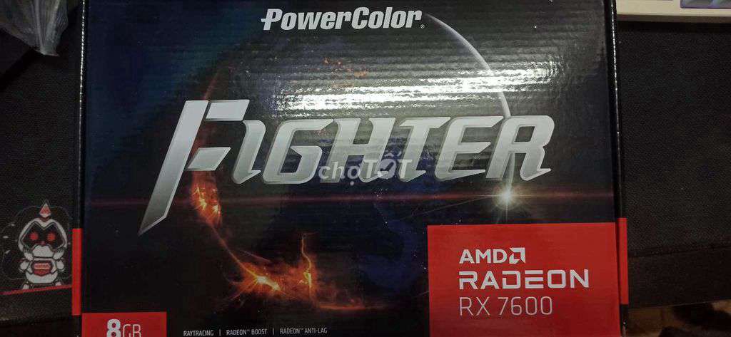 Card đồ họa PowerColor RX 7600 Fighter 8GB. Mua bán Linh kiện (RAM, Card...) tại Quận Đống Đa Hà Nội được đăng bởi SpeeBdi hình 1