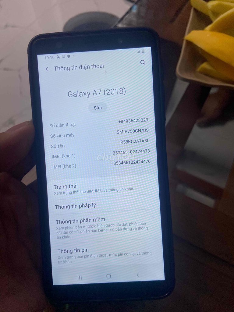điện thoại samsung galaxy a7(2018)