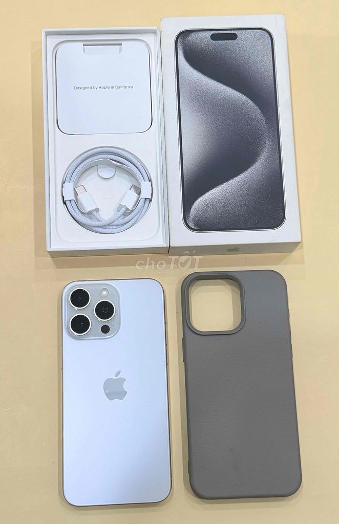 Apple iPhone 15 Pro Max 256GB Silver VN/A FullBox. Mua bán Điện thoại tại Quận Bình Thạnh Tp Hồ Chí Minh được đăng bởi Đức Phong hình 1