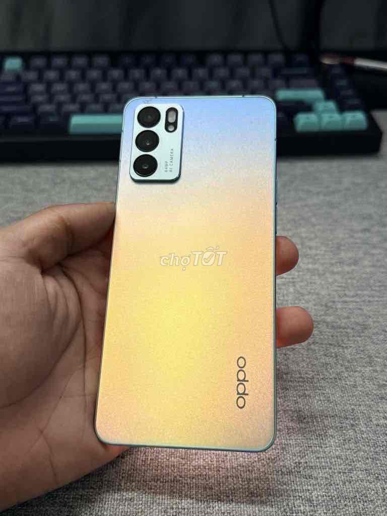 Oppo Reno6 5G 128GB Vàng. Mua bán Điện thoại tại Thành phố Vũng Tàu Bà Rịa - Vũng Tàu được đăng bởi Vũ VT hình 1