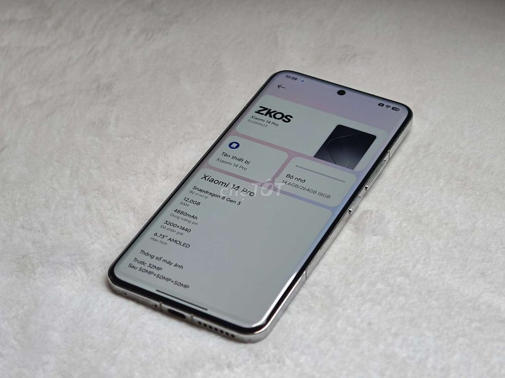 Xiaomi 14 Pro 12/256 QT máy đẹp zin. Mua bán Điện thoại tại Quận Bình Tân Tp Hồ Chí Minh được đăng bởi Hiếu hình 1
