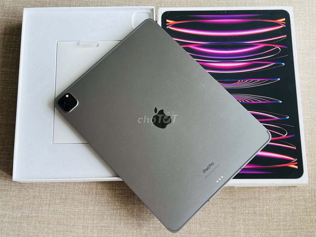 Ipad Pro 12.9 M2 5G 256GB Fullbox đẹp Keng