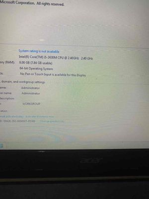 acer i5 gen 2 ram 8g game cf audition mới 95% 1tr2. Mua bán Laptop tại Thành phố Thuận An Bình Dương được đăng bởi phúc cần alo ko nhắn tin 