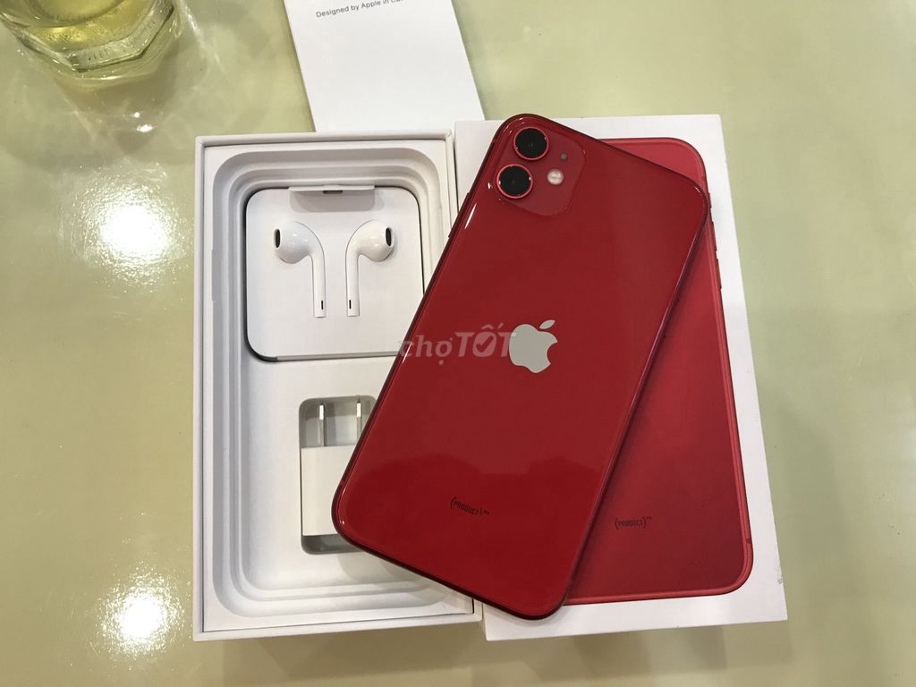 0989014814 - Iphone 11 64G RED QT mới 99 fulbox CBH 11/2020 FPT