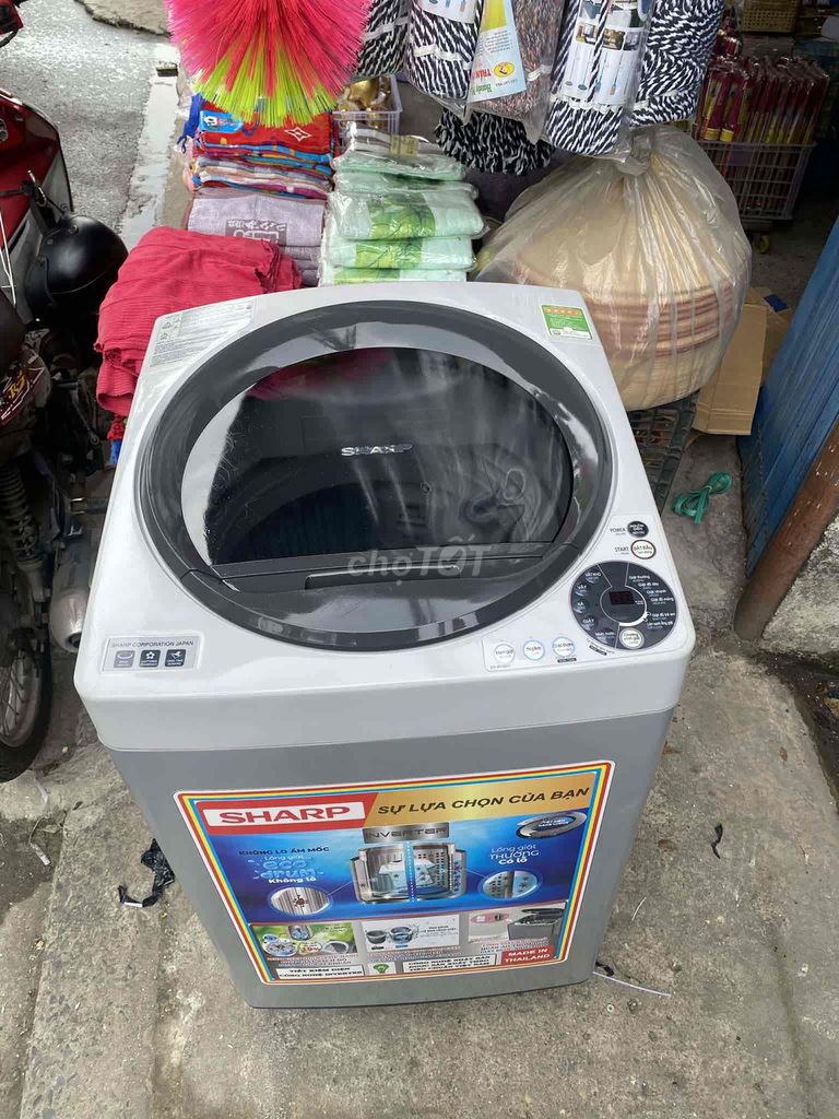 Máy giặt Sharp 8kg Rất mới. Mua bán Máy giặt tại Quận 12 Tp Hồ Chí Minh được đăng bởi Nguyễn châu linh hình 1