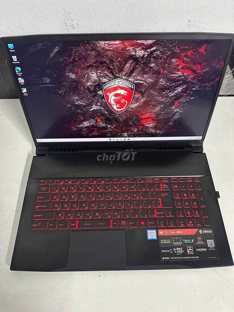 MSI GF 75 Thin 9SC I7-9750H 17.3 inch 8GB/256GB SSD GTX 1650. Mua bán Laptop tại Thành phố Thủ Đức Tp Hồ Chí Minh được đăng bởi Hội Đồ Điện Tử hình 1