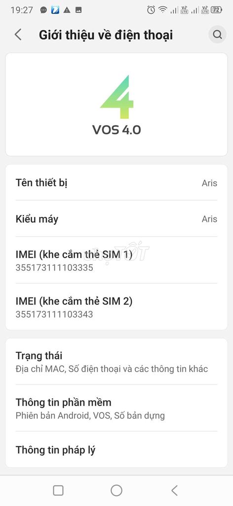 Điện thoại Aris. Mua bán Điện thoại tại Huyện An Dương Hải Phòng được đăng bởi trai đất tiên hình 1