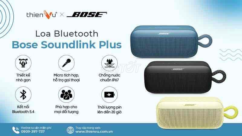 Loa Bluetooth Bose SoundLink Plus Đen. Mua bán Tivi, Âm thanh tại Quận 8 Tp Hồ Chí Minh được đăng bởi Minh Hy hình 1