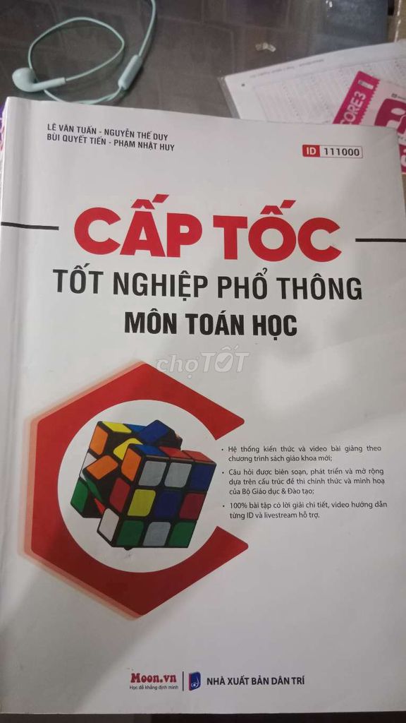 Sách Ôn thi Toán học Cấp Tốc Tốt Nghiệp. Mua bán Sách tại Thành phố Ngã Bảy Hậu Giang được đăng bởi Nguyễn Thị Ngọc Yến  hình 1