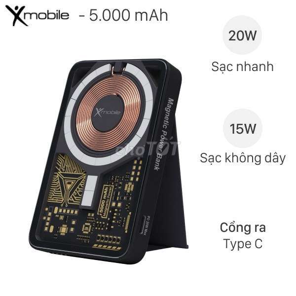 Pin sạc dự phòng Xmobile DS611. Mua bán Phụ kiện (Màn hình, Chuột...) tại Quận Cầu Giấy Hà Nội được đăng bởi Hiếu hình 1