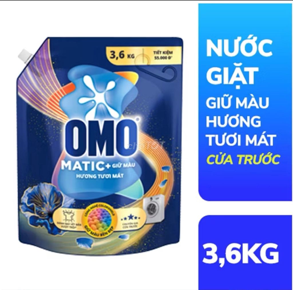 Nước giặt Omo Matic+ giữ màu. Mua bán Thiết bị vệ sinh, nhà tắm tại Quận Tân Bình Tp Hồ Chí Minh được đăng bởi Bách hóa  hình 1