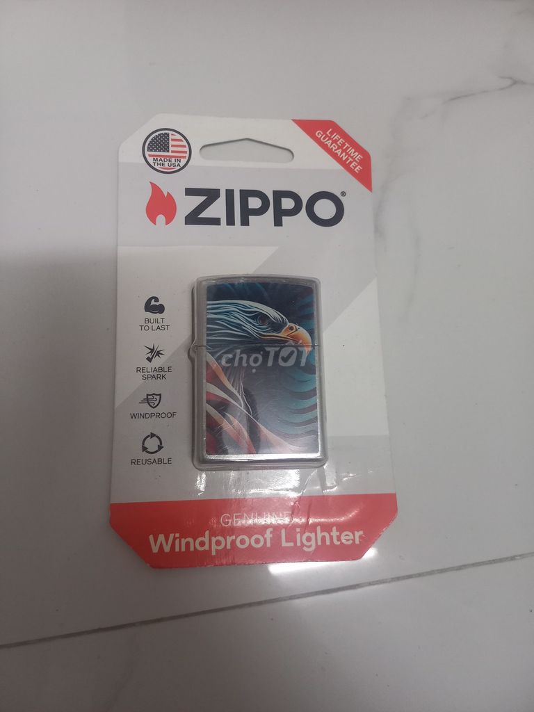 Bật lửa Zippo Kim loại Bạc Mỹ. Mua bán Đồ sưu tầm, đồ cổ tại Quận Bình Thuỷ Cần Thơ được đăng bởi Mã Sĩ hình 1