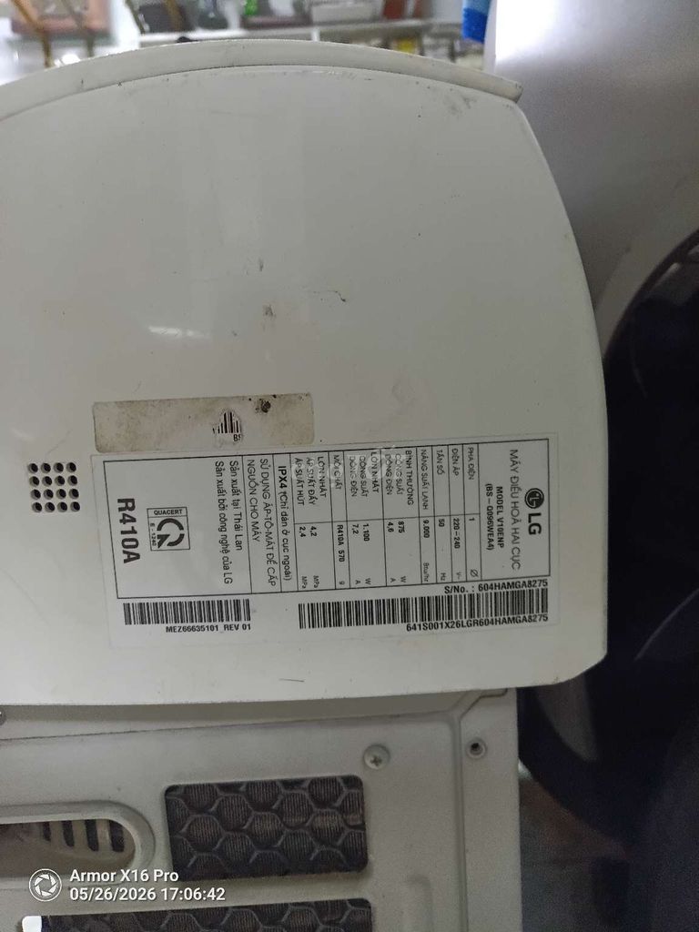Máy lạnh LG V10ENP 1 ngựa Đã sử dụng. Mua bán Máy lạnh, điều hoà tại Quận 6 Tp Hồ Chí Minh được đăng bởi 751 21c P6 Q6 hình 1