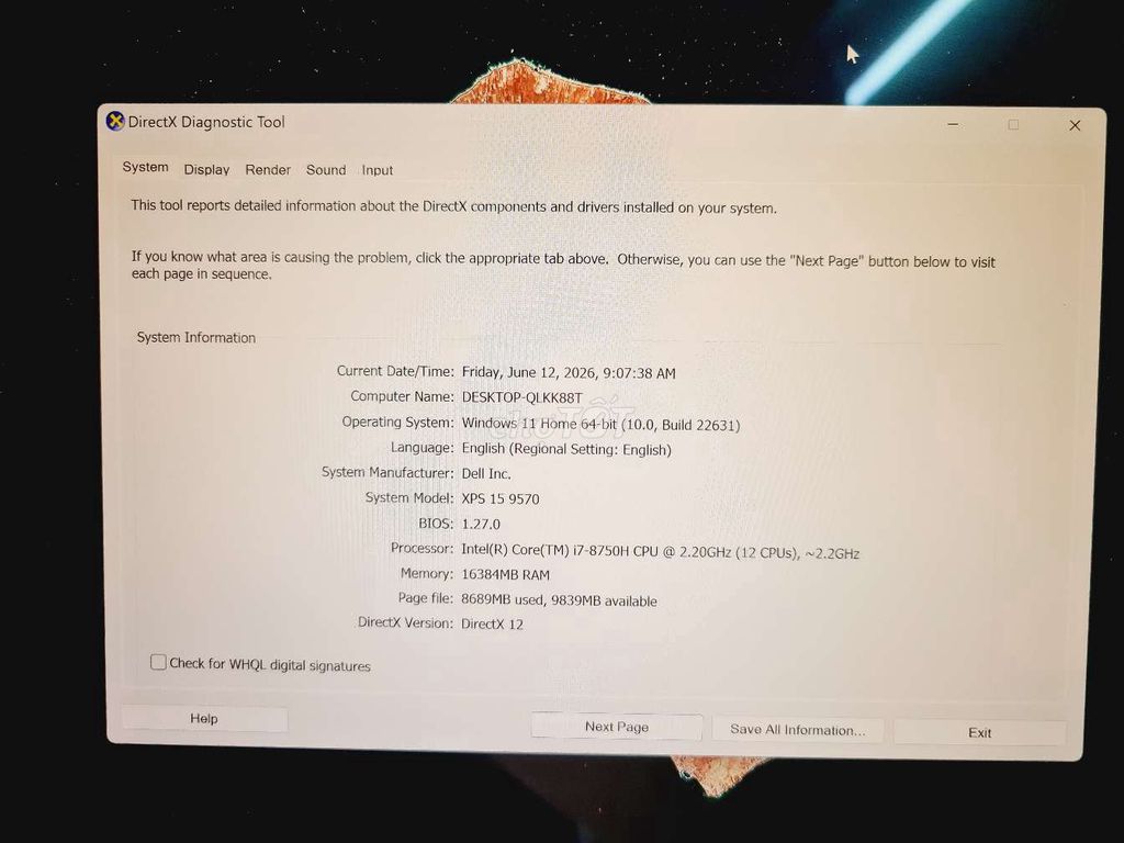Dell XPS 15 9570. Mua bán Laptop tại Quận Hoàng Mai Hà Nội được đăng bởi Xuân Ba hình 1