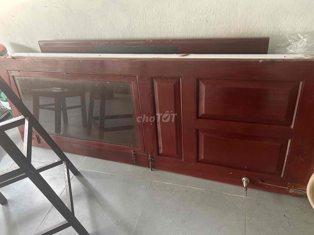 Cửa Gỗ Nâu đỏ, cửa nhôm. Mua bán Nội thất, đồ gia dụng khác tại Thành phố Nam Định Nam Định được đăng bởi Chí Thịnh hình 1