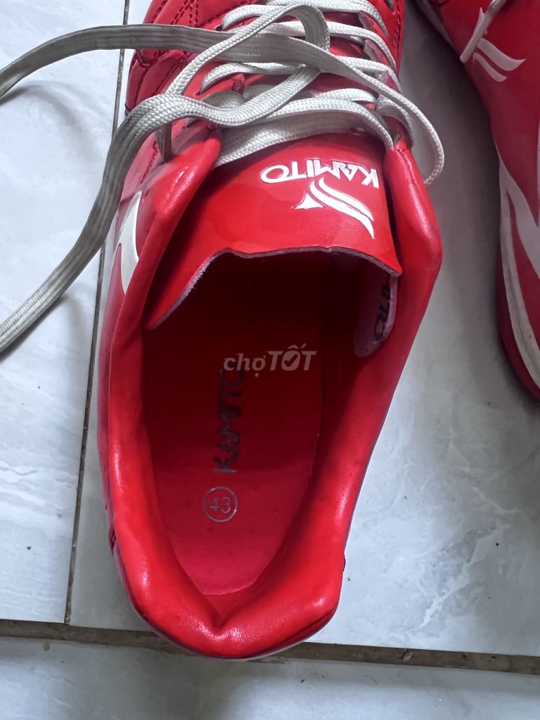 Giày đá bóng Kamito Đỏ Nam Size 43