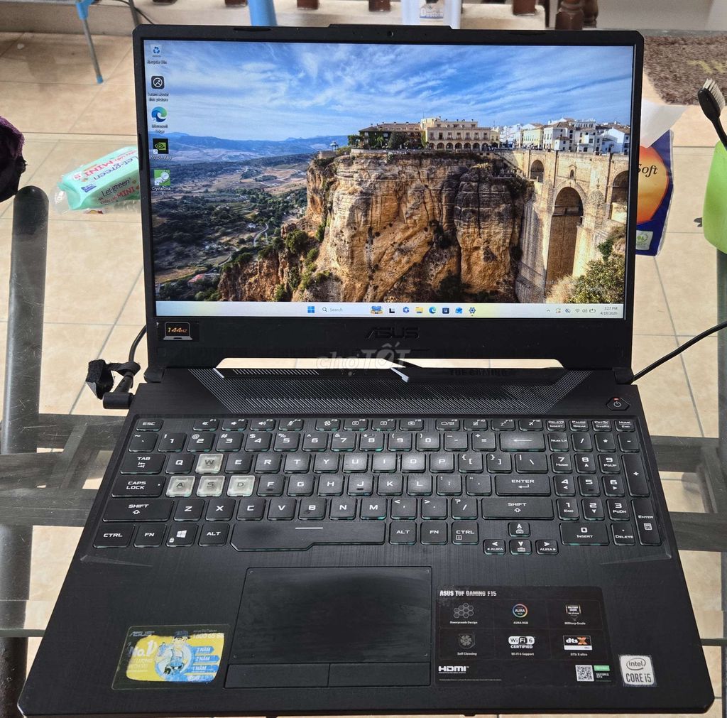 Cần bán laptop Asus TUF gaming F15. Mua bán Laptop tại Quận Hải Châu Đà Nẵng được đăng bởi Công Minh hình 1