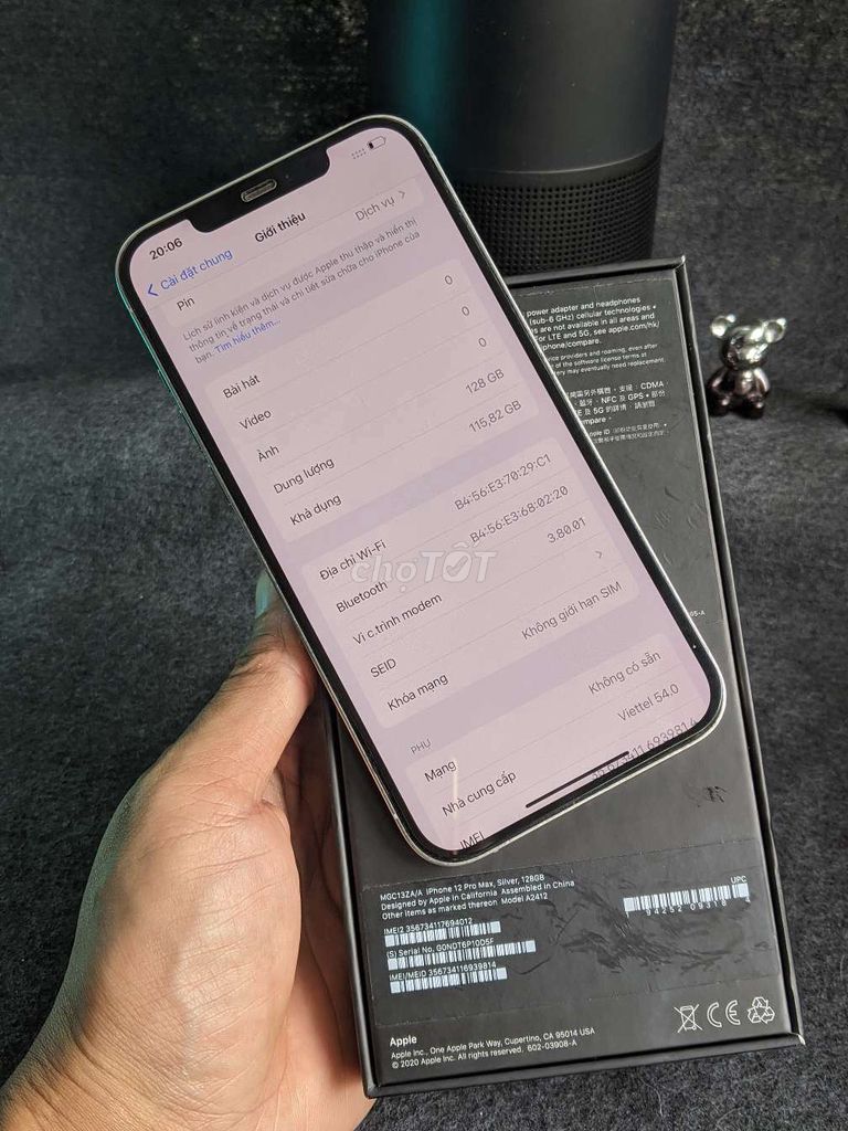 Bán/giaolưu iPhone 12 ProMax 128GBfullbox IOS 16.6. Mua bán Điện thoại tại Quận Hoàng Mai Hà Nội được đăng bởi VANH AT Mobile Hitech 766 Trương Định HN hình 1